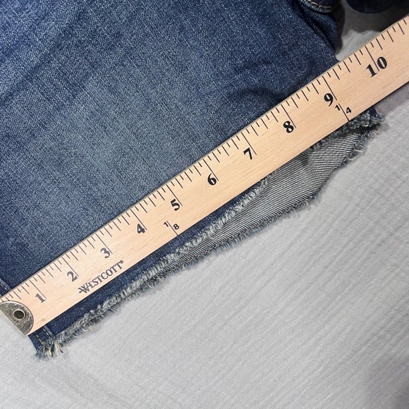 KUT from the Kloth Gidget Fray Shorts  Festival Stretch Casual‎ Size 6 30x4 Boho - Picture 6 of 10